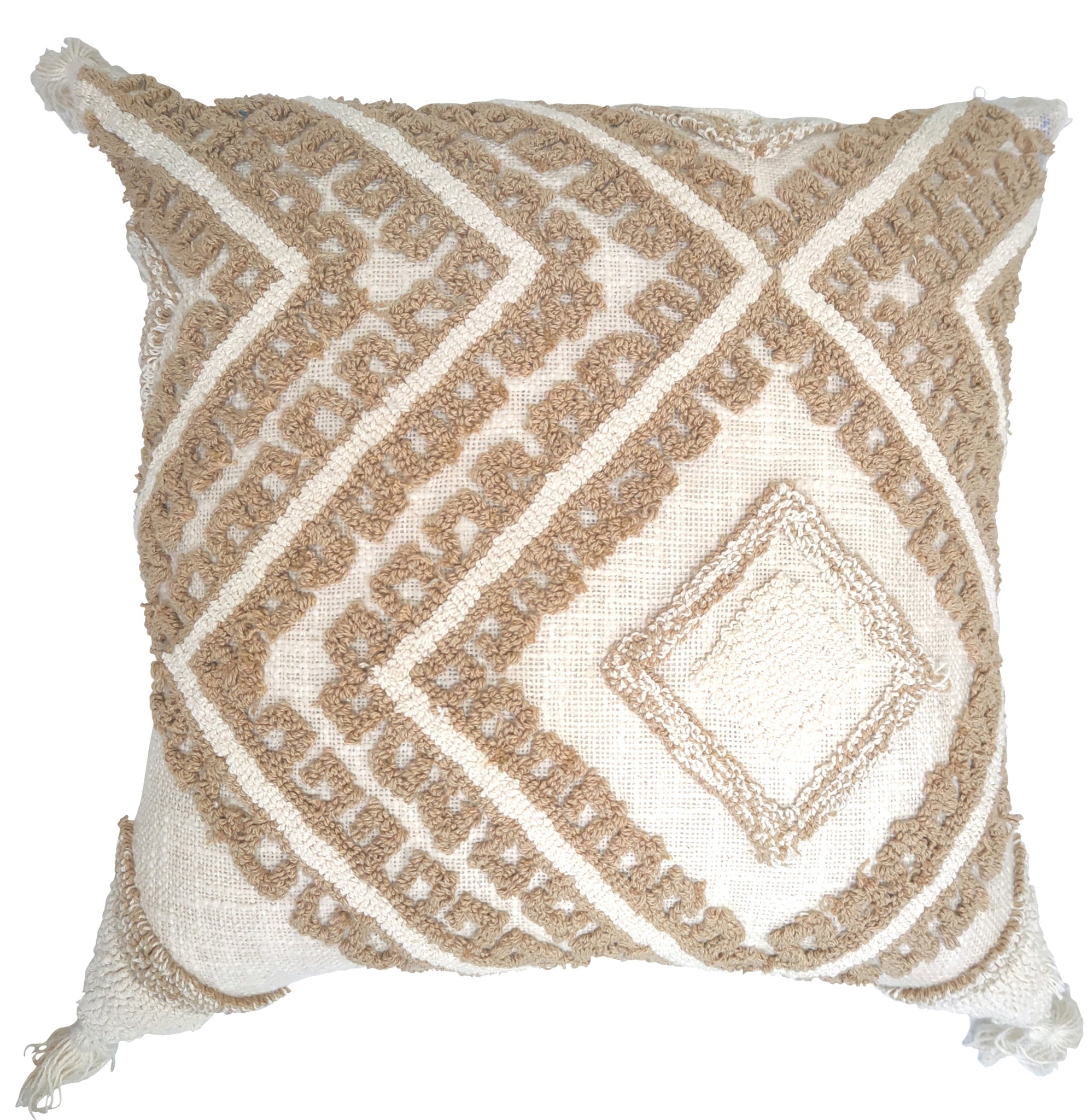 tufted diamond design 45x45cm